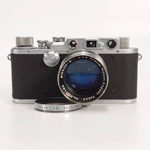 希少レンズ Nicca IIIA レンジファインダー フィルムカメラ Nippon Kogaku Tokyo 5cm F1.4 レンズ MADE IN OCCUPIED JAPAN ニッカ 現状品