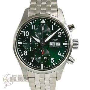 【国内正規】IWC パイロット・ウォッチ・クロノグラフ 41　IW388103 自動巻 SS グリーン