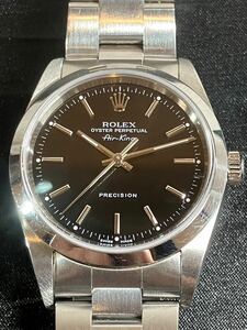 C/1205 美品 稼働品 ロレックス オイスター パーペチュアル エアキング 14000 A番 ROLEX air king