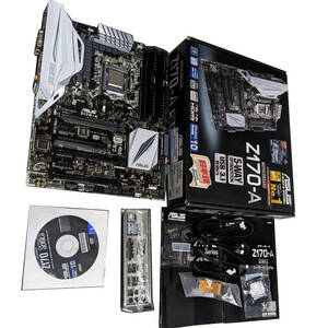 【中古】ASUS Z170-A(Win10Proデジタルライセンス) + CPU(i7 6700K)、メモリ(コルセア16GB)セット