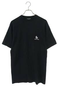 バレンシアガ Tシャツ 22SS サイズ:1 スポーティーBネック加工Tシャツ 中古 SS13