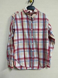 57 engineered garments 長袖シャツ チェック柄 チェック xsサイズ　20241121