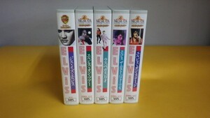 【VHSビデオ】ElvisPresleyエルヴィス・プレスリー 5本セット