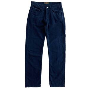 【Vintage】KATHARINE HAMNETT DENIM モールスキンパンツ W33 キャサリン・ハムネット ネイビー MADE IN ITALY 1990年代