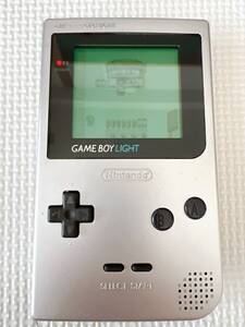 ★ゲームボーイライト 本体 任天堂 GAME BOY LIGHT MGB-101 シルバー　