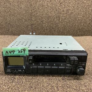 AV7-359 激安 カーステレオ SUZUKI 39101-50F60 852380059004 カセット FM/AM テープデッキ 通電未確認 ジャンク