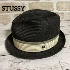 貴重 stussy ストローハット　麦わら帽子