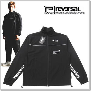 リバーサル reversal 4WAY DRY TRACK JACKET rv24ss303-BLACK-M トラックジャケット ブルゾン