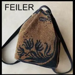 【FEILER】フェイラー★リュック　ワンショルダー　２WAY　ブラック