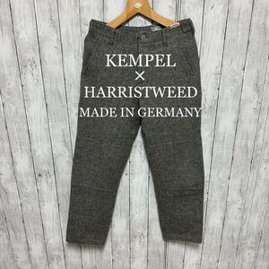 美品！KEMPEL×HARRISTWEEDグレーパンツ！ドイツ製！