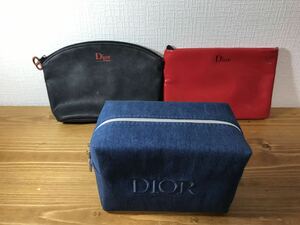 ●5-306 Christian Dior クリスチャンディオール ディオール ポーチ 化粧ポーチ 小物入れ ノベルティ おまとめ セット DIOR