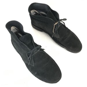 クラークス/Clarks☆クレープソール/スエード本革/デザートブーツ【10/28.5/黒/BLACK】ワラビー/Shoes◇bWB71-10