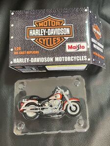 1/24 モーターサイクル ハーレーダビッドソン HARLEY-DAVIDSON 2000 FLSTF Fat Boy ファットボーイ メタリックオレンジ maisto マイスト