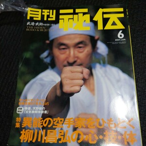 月刊秘伝　2001年6月 武術拳法空手格闘武道