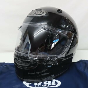 【中古美品】Arai アライ ASTRO GX アストロGX フルフェイスヘルメット Mサイズ ブラック バイク 二輪 オートバイ ツーリング 人気