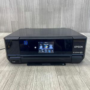 US240606 C-57 EPSON エプソン EP-806AB インクジェットプリンター 複合機 カラリオ ブラック ノズルチェック済み