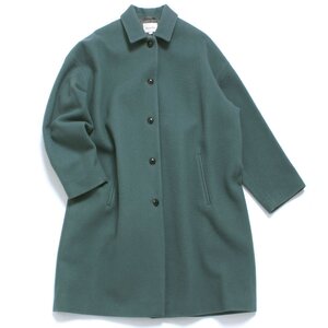 Steven Alan MELTON BOX COAT 定価49,500円 sizeM グリーン スティーブンアラン メルトン コート