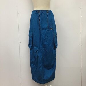 SLY 2 スライ スカート ロングスカート 030gsz31-4200 MANY POCKET 2WAY スカート Skirt Long Skirt 青 / ブルー / 10119781