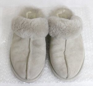 15 00264 ☆ UGG アグ もこもこスリッパ Scuffette II レディース GOAT 24.0cm 1106872【USED品】