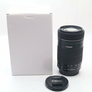 Canon キヤノン 望遠ズームレンズ EF-S55-250mm F4-5.6 IS STM APS-C対応 EF-S55-250ISSTM