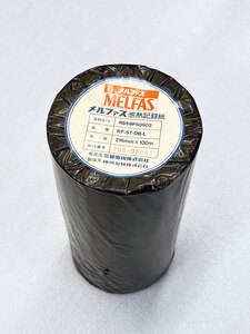 ◆◆ロール型感熱紙・１００ｍ（MELFAS/KF-57-DB-L）長さ≒216mm/内径≒Φ49.58・外径≒Φ103.77＜未使用品＞◆◆