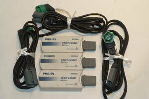 Agilent Philips MRX M3725A Heartstream XL 50 OHM Test load & Therapy Cable　３本セット