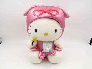 ZA835/未使用 ハローキティ ぬいぐるみ L 富山限定 ホタルイカ 2002 ご当地 HELLO KITTY Sanrio LICENSE 保管品