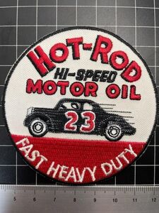 アイロンワッペン★HOT ROD★MOTOR OIL★HI SPEED