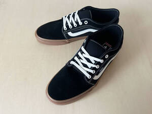 30cm バンズ ガムソール チャッカ ロー VANS SKATE CHUKKA LOW BLACK/WHITE/GUM US12/30cm VN0A5KQZB9M プロ仕様