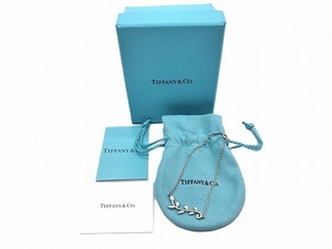 1スタ～【ティファニー/Tiffany&Co. 】オリーブリーフブレスレット Ag925 シルバーブレス 重さ 約2.4g 腕回り約17㎝ 中古品