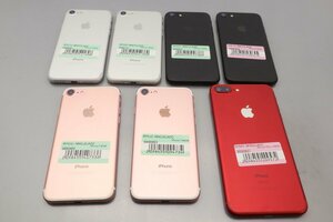 Apple iPhone7 32GB /256GB /iphone7 Plus 128GB 合計7台セット A1779 MNCF2J/A ■ドコモ★Joshin(ジャンク)1608【1円開始・送料無料】