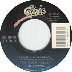 米7 Gloria Estefan Reach 3478285 Epic /00080