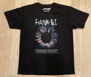 HANABI Tシャツ 映画 ムービー 北野武 ビートたけし XL 黒 ブラック