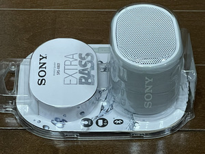 ■極美品 SONY IPX5防水 ワイヤレスポータブルスピーカー SRS-XB01(ホワイト) / ハンズフリー機能搭載