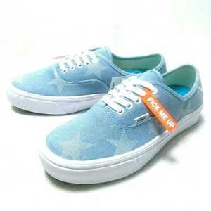 特価/未使用【サイズ=27.5cm/US9H】VANS/V44CNV STAR/AUTHENTIC/バンズ/オーセンテック/スニーカー/sax.blue×star