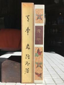 【函あり】森鴎外 青年 籾山書店版 ほるぷ出版 昭和56年 函あり 名著復刻全集 近代文学館 復刻版 小説 籾山書店