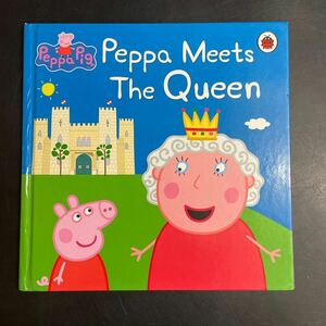 ペッパピッグ　絵本　英語　洋書　子ども　peppa pig picture book English 英語　読み聞かせ　バイリンガル　　peppa meets the queen