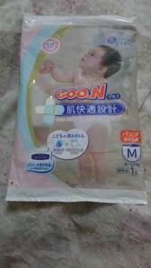 エリエール　GOONプラス肌快適設計　テープM（6～12kg）男女共用1枚入り　試供品