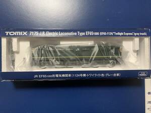 トミックス〈7175〉JR EF65 1000電気機関車(1124号機・トワイライト色・グレー台車)新品