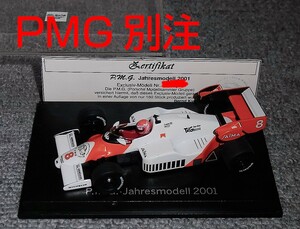 送料込み PMG別注 1/43 マクラーレン TAGポルシェ MP4/2 ラウダ 1984 WC McLAREN PORSCHE