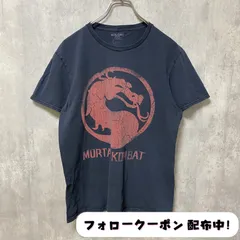 古着 used　MORTAL KOMBAT　モータルコンバット　半袖ゲームプリントTシャツ　黒　ブラック