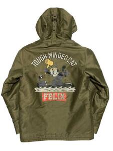 36 TOYS McCOY トイズマッコイ TMJ1814 N-1 HOODED COAT TOUGH MINDED CAT FELIX THE CAT フード デッキジャケット フィリックス