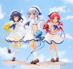 3人セット　チノ　マヤ　メグ　チマメ隊　1/7スケール　フィギュア