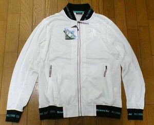 (物38)　定価14,850円　展示品　ビアンキ　Bianchi　サイクルジャージ　JP201S1403 　ホワイト　メンズS　★春に最適★　　　　　　