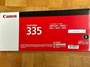 Canon キヤノン 純正トナー トナーカートリッジ335 ブラック 新品未使用未開封