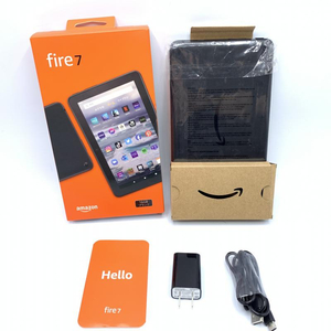 【中古】Amazon Fire 7 タブレット 16GBブラック　箱破れ有り[240095264775]