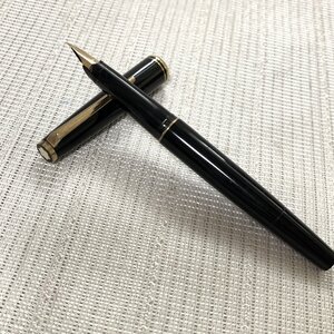 メンテ済 MONTBLANC モンブラン 221 14K(585) 金ペン 吸入式 おまけ付 IW410BP03MNT//