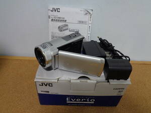 JVC (日本ビクター・ケンウッド) ビデオカメラ ハイビジョンメモリームービー Everio GZ-HM155-S (シルバー) (動作確認済)