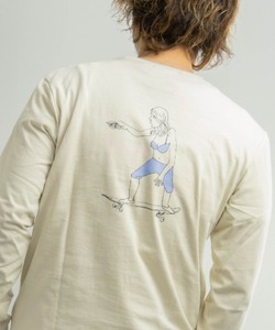 「Mark Gonzales」 長袖Tシャツ L サンドベージュ メンズ