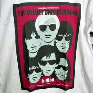 ザ・ヴェルヴェットアンダーグラウンド The Velvet Underground BIGプリント バンドTシャツ★送料無料/新品 ルーリード Lou Reed